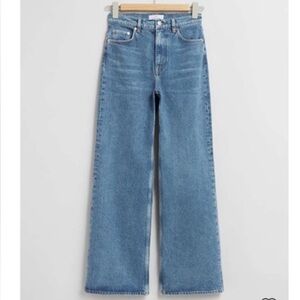 & Other Stories Treasure Cut Jeans Sz 25